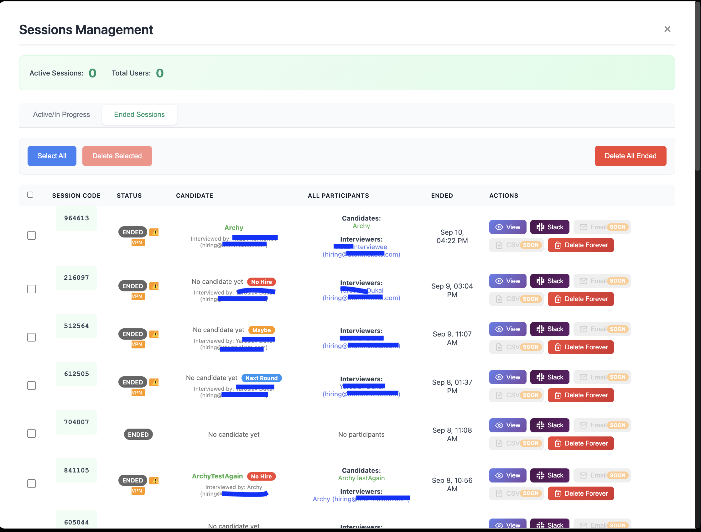 Admin Dashboard